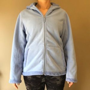 Free Country Large Lavender Full Zip Jacket with Hood